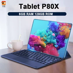 Global Version Tablet P80X Pad Pro 8 Inch 6GB RAM 128GB ROM Tablete 10 Core Android 10.0 Dual Sim GPS Google Play 5G Tablette