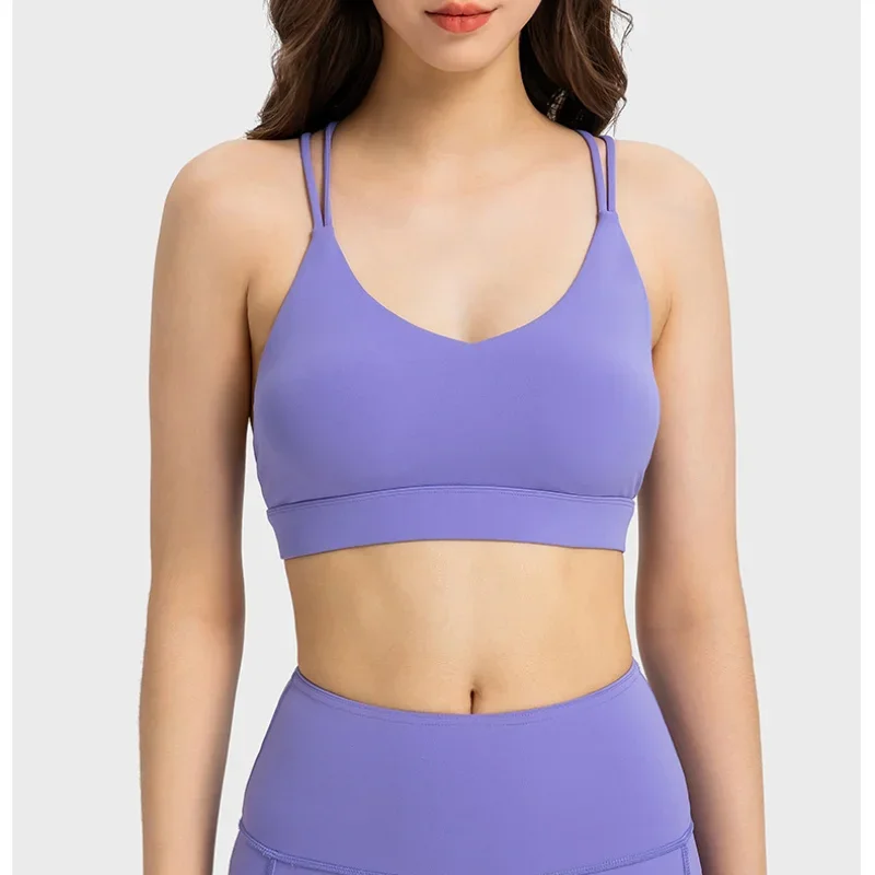 Solid Color Yoga Tight Sports Bras For Women Women's Fitness Zipper Bra Sportswear Woman Gym Training Female Crop Tops