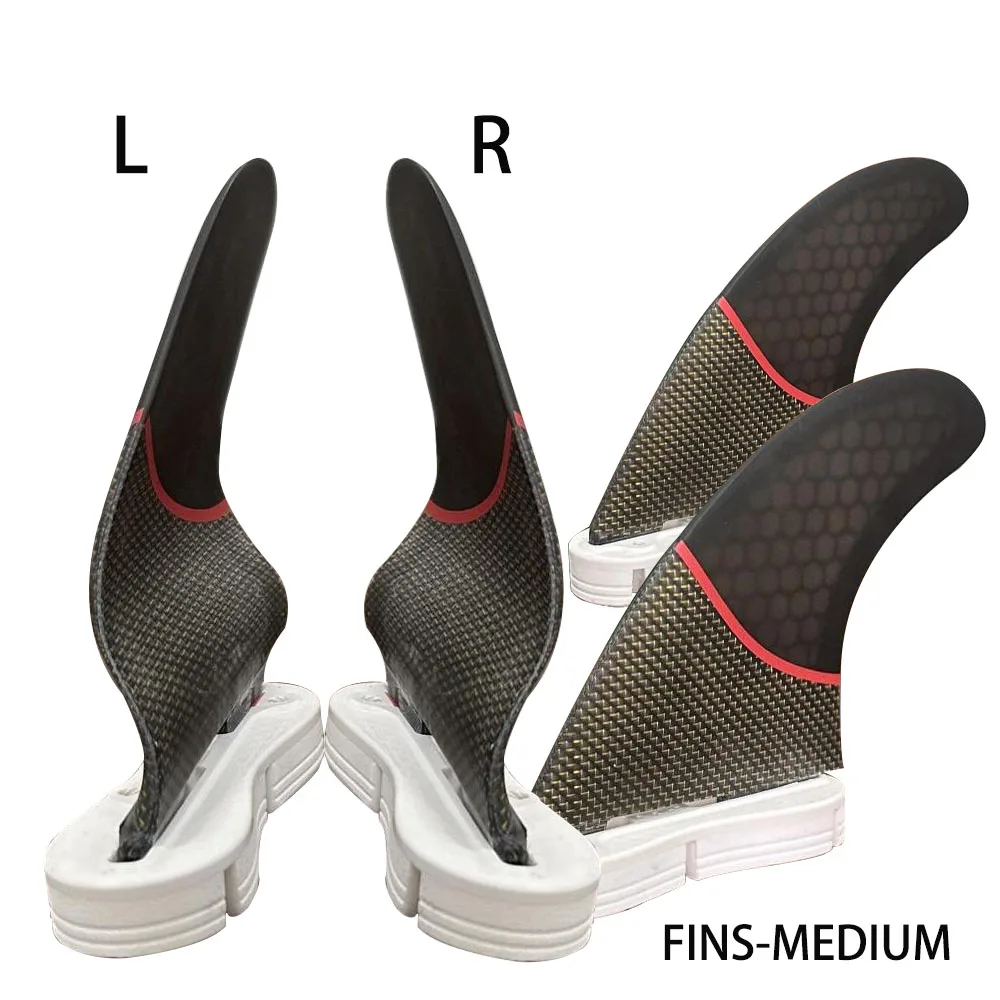 

NEW Future FCS II Board Curved Honeycomb fiberglass Surf Fins Size M