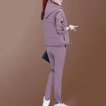 Women Tracksuit Autumn and Winter Pullovers Sweatshirts Jogging Suit Casual Long Pants Sports Suit Women Three Piece Outfits 202 4