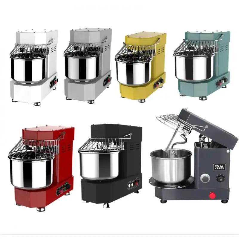 Small cheap size electric pizza dough maker spiral knead mixer machine for home use 4