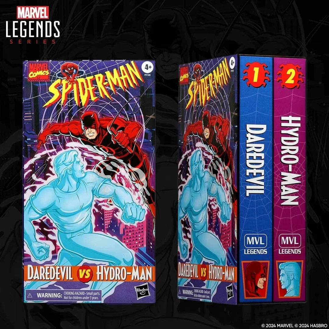 

Оригинальные герои Marvel Legends Vhs серии Daredevil Vs Hydro-man Spider Man Vs бойня 2 шт. в упаковке 6 дюймов искусственные подарки