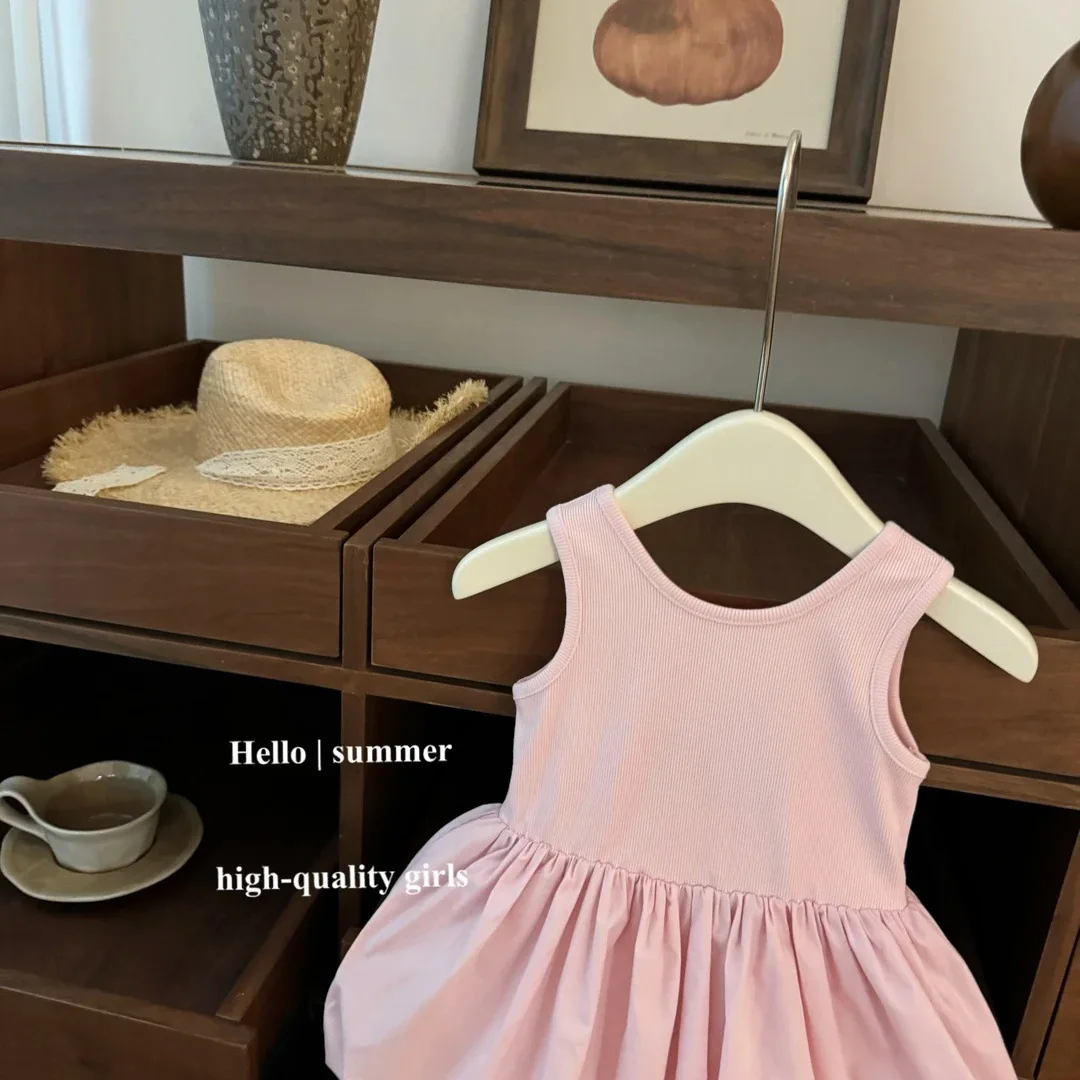 2025 Neonate Abito estivo Abbigliamento Moda Backless Bud Abiti da principessa Bambini Vestiti per bambini Abiti - immagine 3
