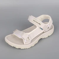 Sandales de sport d'été pour femmes, chaussures de marche de plage respirantes à bout ouvert, sandales plates légères et confortables pour les voyages en plein air 3