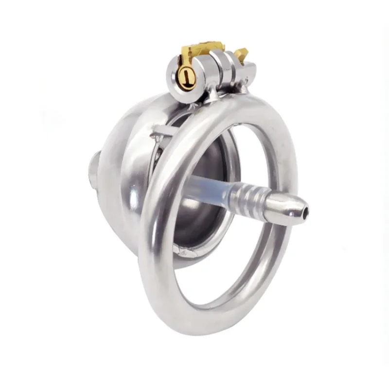 Best Seller Small Penis Lock Cock Cage Male Chastity With Stealth Lock Ring And Urethral Catheter Chastity Devices BDSM Sex Toys penis chastity cage chastity lock sex toy