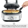BWM520XL No-Mess Waffle Maker, Brushed Stainless Steel,Silver 3