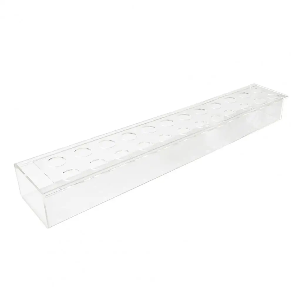 Rectangular  Attractive Wedding Dining Table Flower Vase Acrylic Floral Vase Clear   Festival Decoration 5