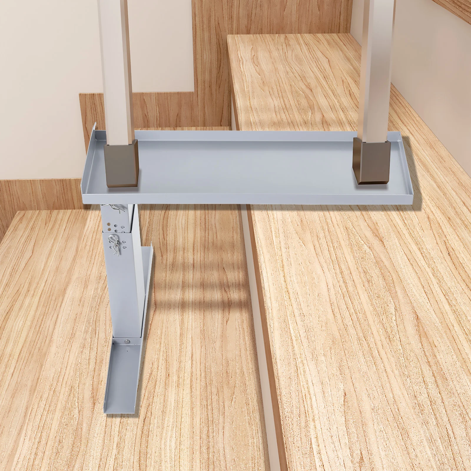 Ladder Leveler Ladder Leg Stabilizer Stair Leveling Extension Tool Security Stair Aide Foldable Design Corrosion Resistance