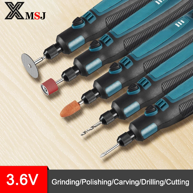 

High Speed Cordless Electric Grinder Drill Set 3.6V Mini Powerful Engraving Pen Rechargeable Battery Electric Rotary Carve Tool