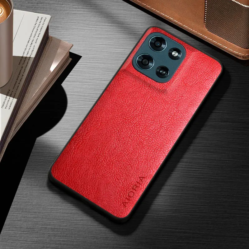 Business Style Durable PU Leather Phone Case Cover