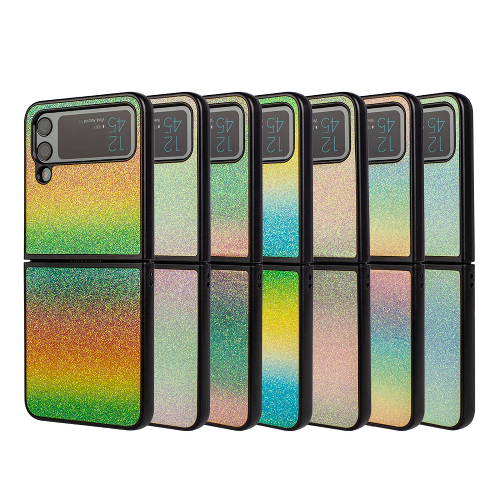 

Glitter Phone Case for Samsung Galaxy Z Flip 4 5G Folding Smartphone Case Soft TPU Shockproof Phone Case Protective Cover