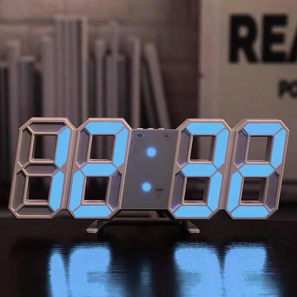 3D LED Digital Wall/Table Clock
