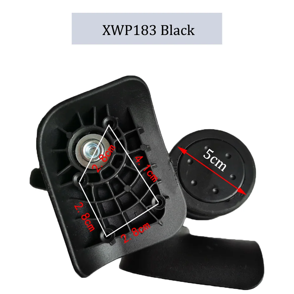 For XIN WU PLAN XWP183 Luggage Wheel Trolley Case Wheel Pulley Sliding Casters Universal Wheel Repair Slient Wear-resistant