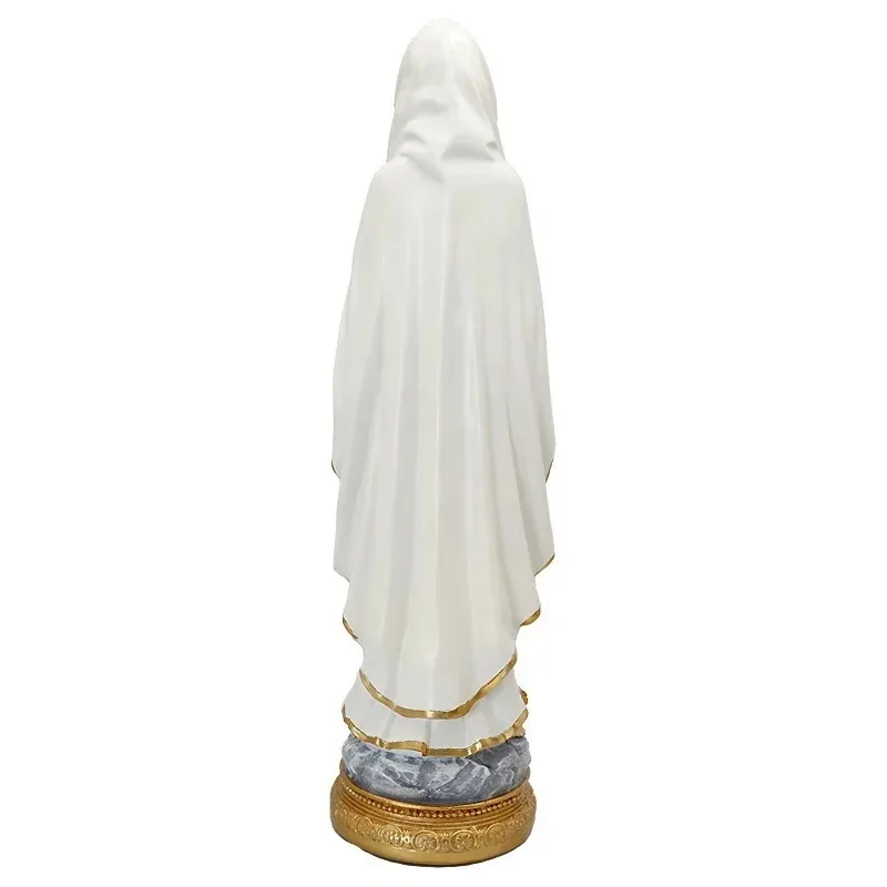Christian Statue 1PC Our Lady of Lourdes Resin Crafts
