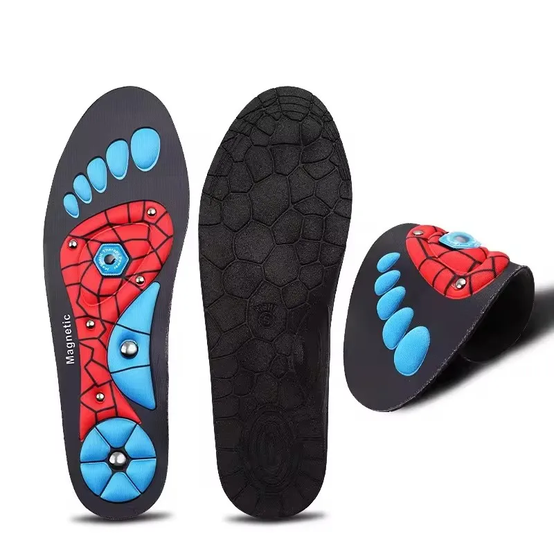 Magnetic Acupressure Insole Foot Reflexology Shoe Pads Anti-fatigue Health Care Shoe Pads Arch Support Orthopedic Insole Unisex