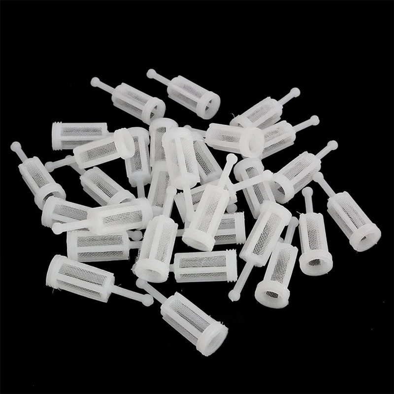 60Pcs Universal Spray Tool Filters Disposable HVLP Gravity Feed Paint Strainers Fine Mesh, White