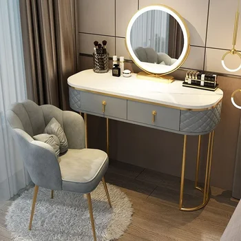 북유럽 미니멀리스트 메이크업 테이블 드레서 보관 침실, 작은 모던, 메이크업 화장대, 책상 드레싱 테이블, 메사스 인스