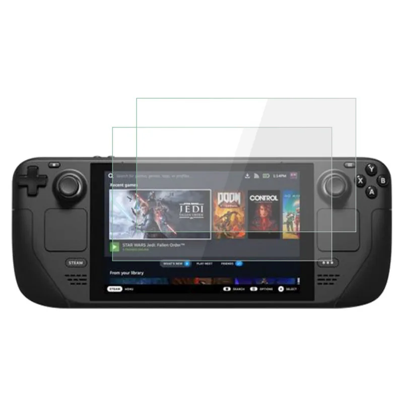 Vetro Temperato Per Console Di Gioco Valve Steam Deck Pellicola 9H Per Accessori Per Schermi Steam Deck Vetro Antigraffio Steam Deck