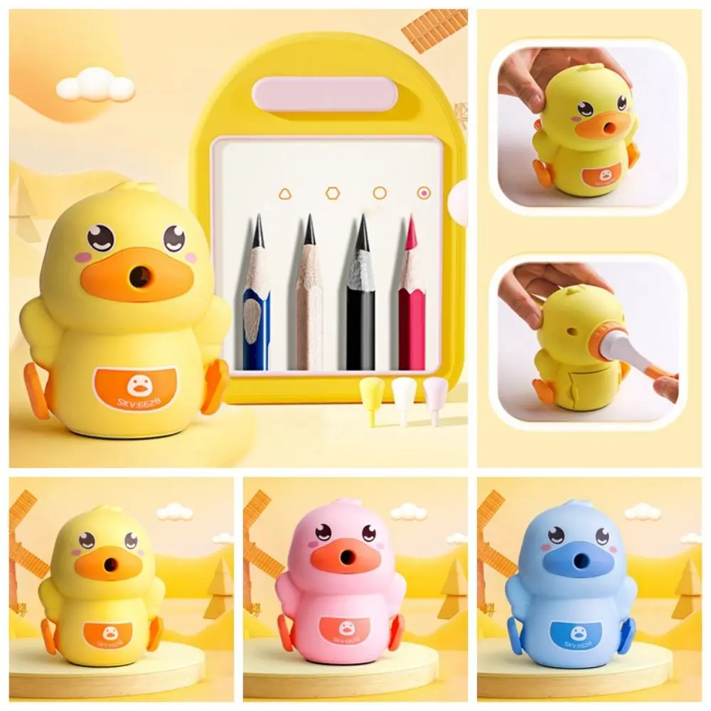 

Инструмент для резки карандашей, ручная точилка для карандашей, искусственная утка, точилка для карандашей, Корейская Механическая точилка для письма