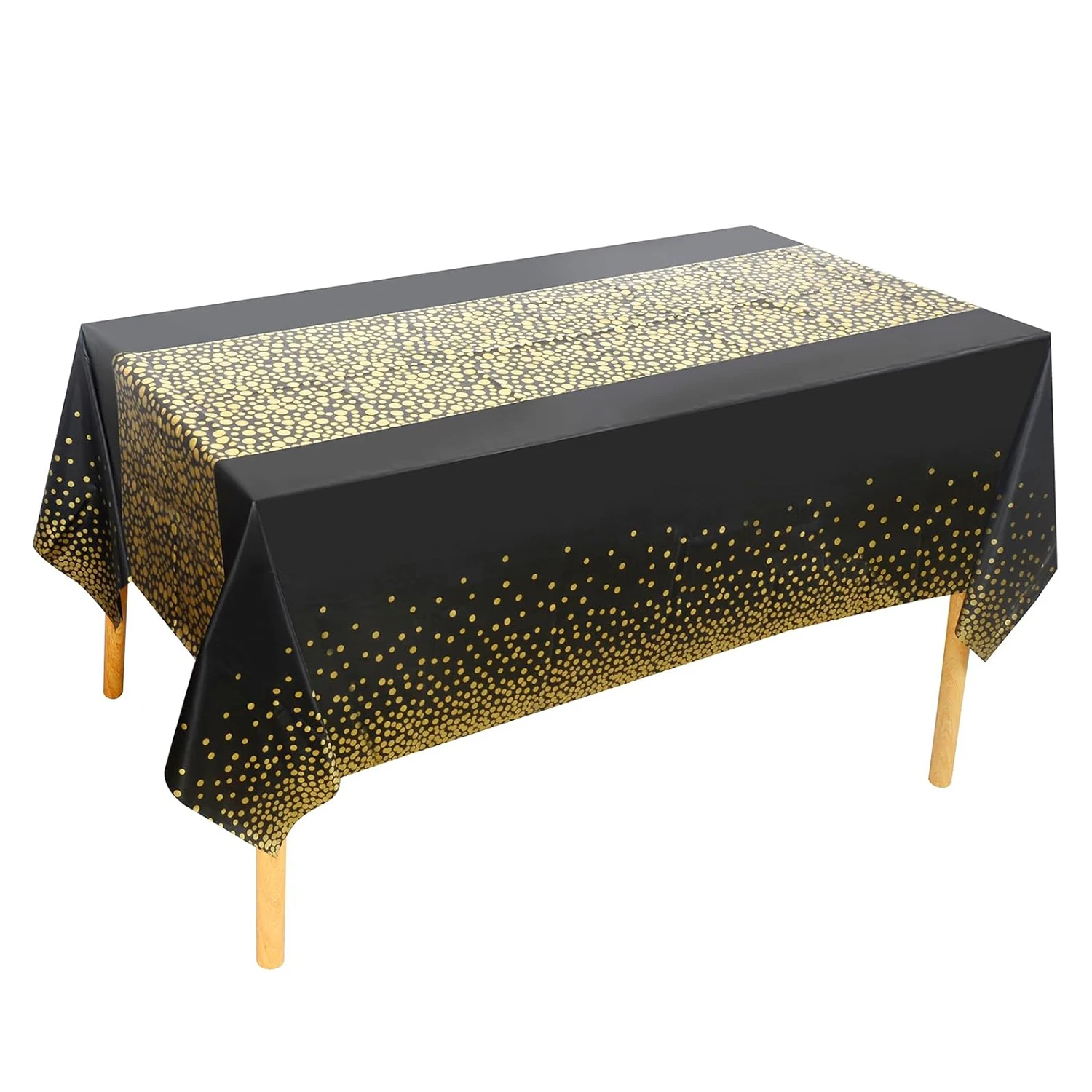 Disposable Tablecloth Plastic Tablecloths Party Table Cover for Graduations Birthday Thanksgiving Holloween Wedding Outdoor BBQ