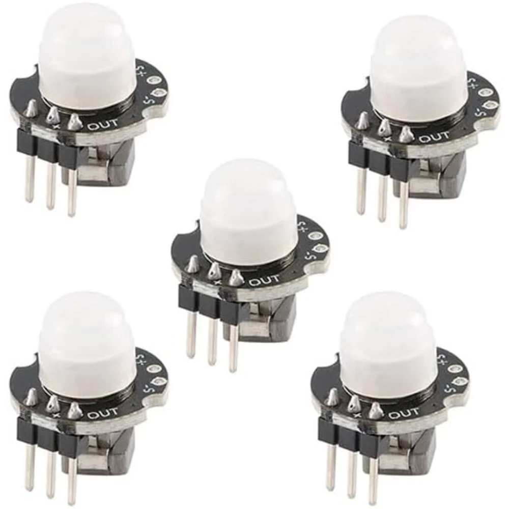 Mini SR602 PIR Hareket Sensörü Modülü Yüksek Hassasiyetli Pyroelektrik Kızılötesi Dedektör Anahtarı Uyumlu Arduino Raspberry Pi DIY