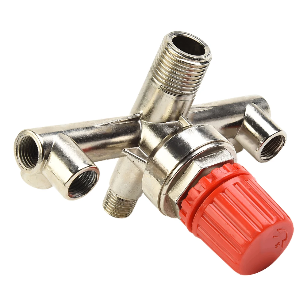 

Tool Air Compressor Easy To Install Easy To Use New Practical Regulator Valve Switch Pressure Alloy Outlet Tube