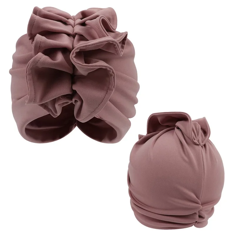 Women Bonnets For Women Turban Solid Color Hat Headscarf Hats For Autumn And Winter Cap Turban American Ladies Bohemian Hijabs 4