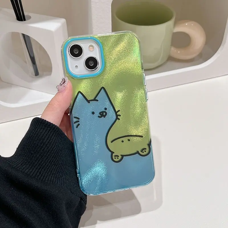 Water Ripple Abstract Kitten Phone Case