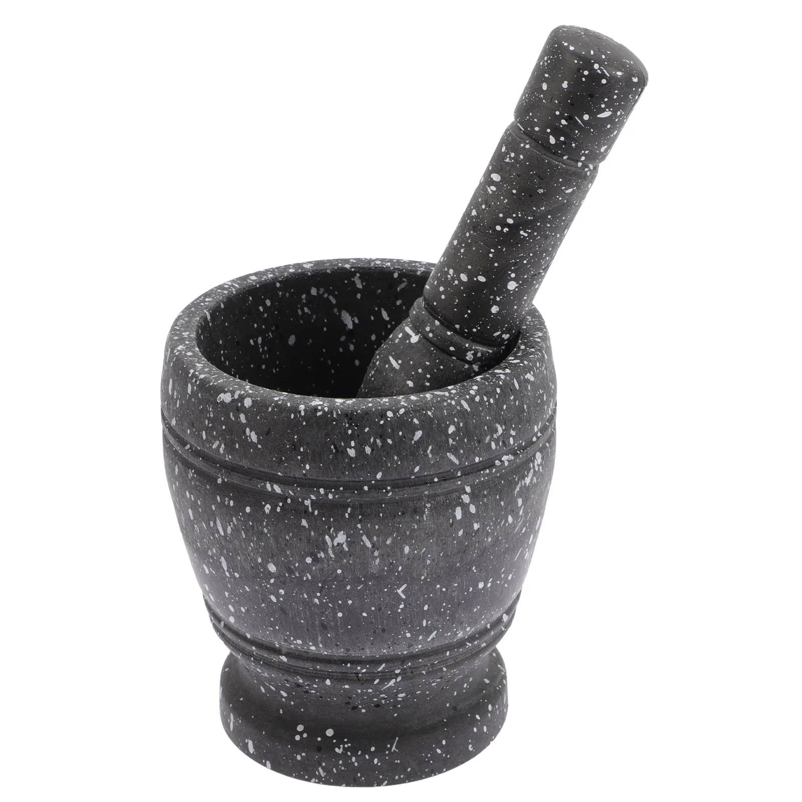 

Pound Garlic and Medicine Cup Household Mortar Pestle Grinding Bowl Plastic Masher Pepper