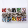 Snap Button Plier Tool 100/200 Set 10Color Metal DIY Hand Pressure Studs Fasteners Kit Installing Clothes Bag Sewing Accessories 4