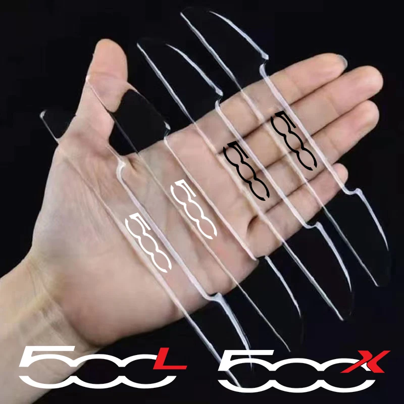 Striscia Di Impatto Della Portiera Dell'Auto 4 Pezzi Per Accessori Elettrici Fiat 500 500L 500X 500E Abarth