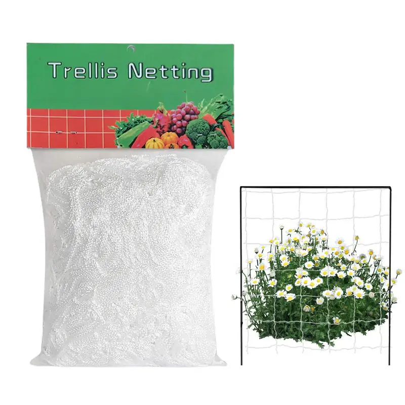 

Garden Netting For Climbing Plants Heavy-Duty Cucumber Netting Flexible Garden Trellis Elastic Garden Net For Grow Tents