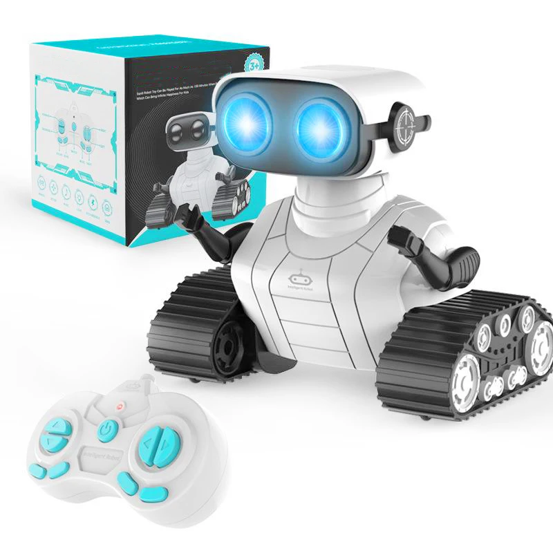 Robo Robot For Children Robot Toys Rechargeable RC For Kids Boys And Girls Remote Control Toy Music And LED Eyes robot toy remote control robot toy