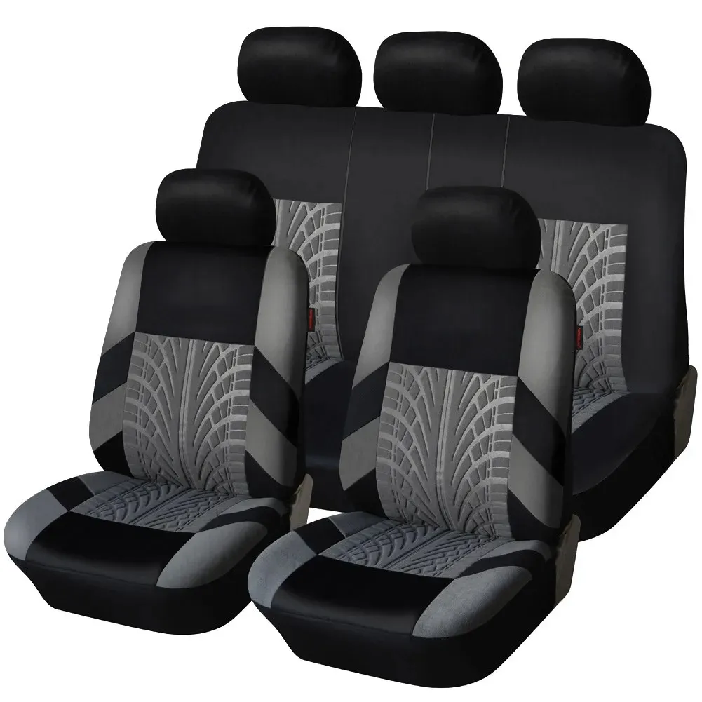Brand Embroidery Car Seat Covers Set Car Organizer Universal 1
