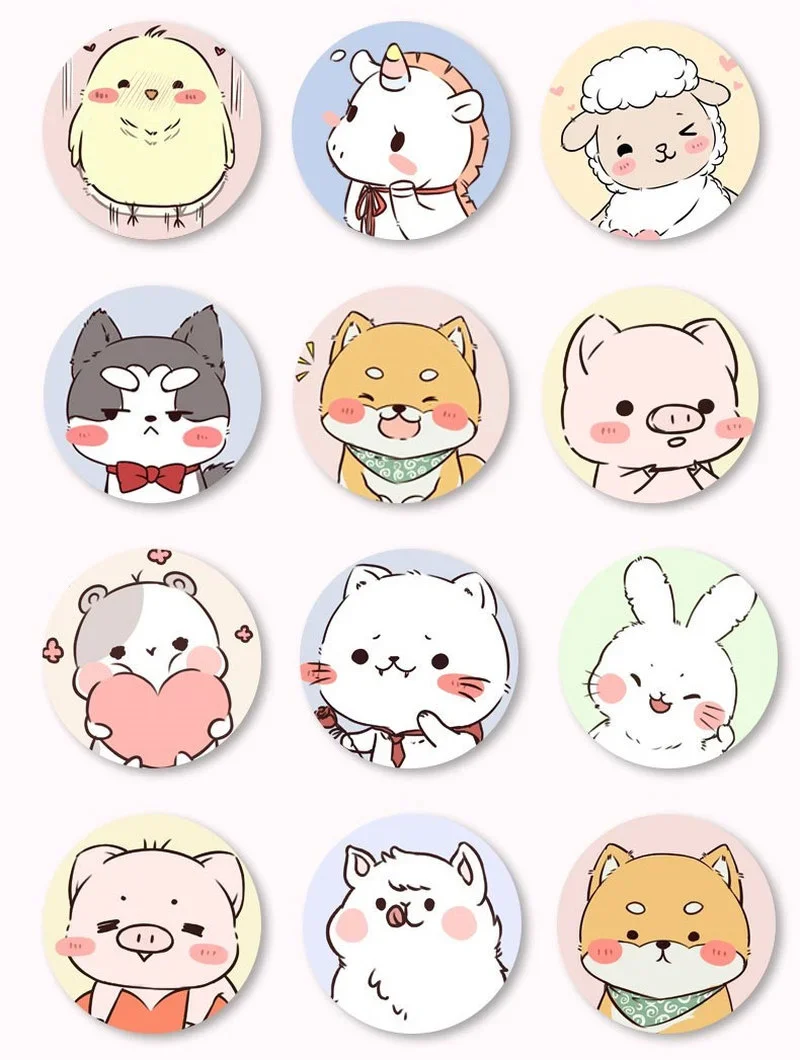 120Pcs Waterproof Band Aid Round Sticker Adhesive Plaster Bandages Cartoon Patterned Mini Pinhole Wound Patch Tape for Children