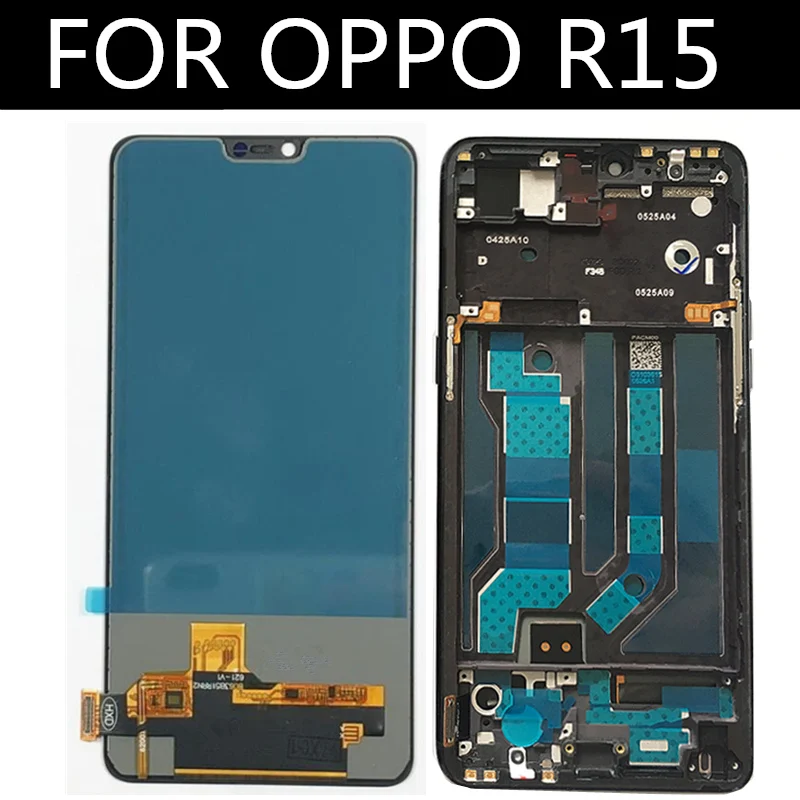 

TFT LCD For OPPO R15 LCD Display Screen Touch Digitizer Assembly For OPPO R15 pacm00 cph1835 LCD