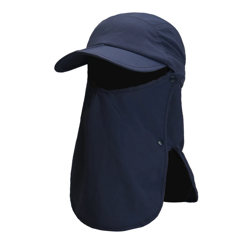 

New Outdoor Fishing Hat Unisex Wide Brim Lightweight Waterproof Portable UV Protection UPF50+ Neck Guard Sun Cap with Chin Strap