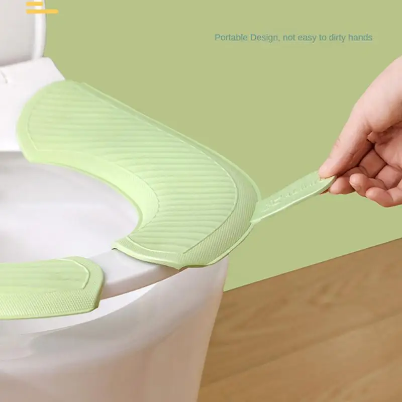 Waterproof Toilet Seat Multicolored Four Seasons General Toilet Seat Cushion Erasable Waterproof Cushion Washable Eva