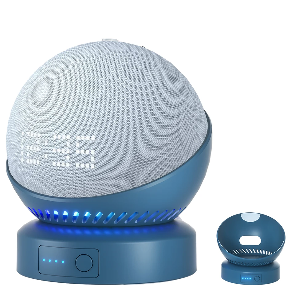 Echo-ポータブルワイヤレススピーカー,5つのバッテリーベースと互換性