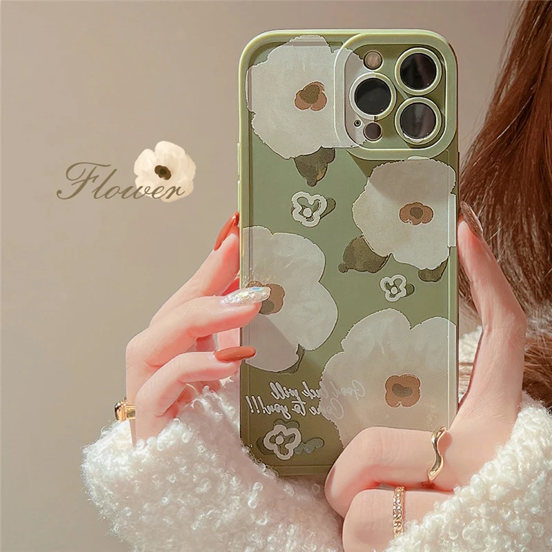 Stylish Daisy Pattern Iphone Case For Iphone14/14plus/14pro/14pro