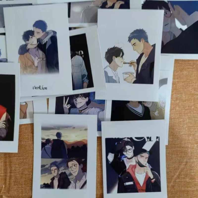 30 pcs/set New Here U Are lomo card Li Huan, Yu Yang Cartoon Characters HD photocards for Fans Collection Decorative Gift