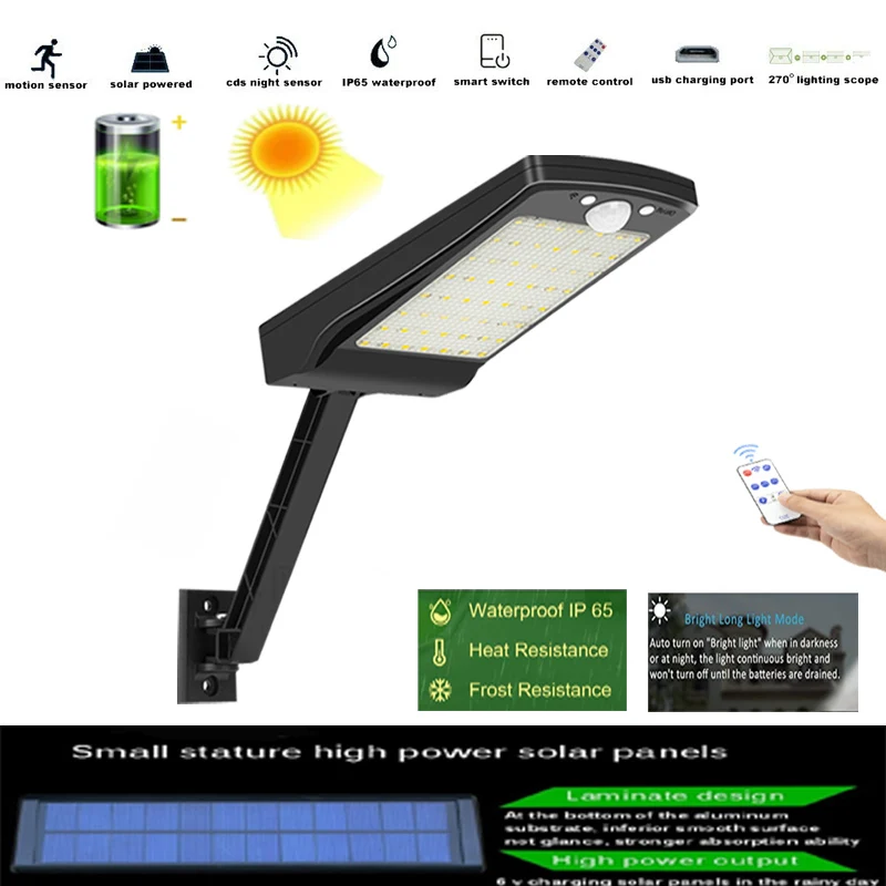 

solar fence lights Outdoor luces solares waterproof motion fence lights outside solar yard lights With Garden Wall Safety Lamp