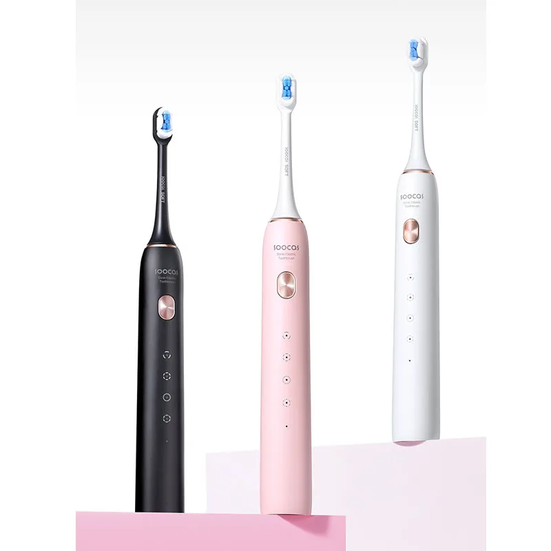 SOOCAS X3S 초음파 전동 칫솔, IPX8 방수, 180 일 배터리 수명, 울트라 소프트 강모 노즐
