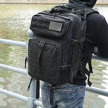 50L Man Tactical Backpacks Outdoor Traveling Bags Outdoor 3P School Pack EDC Molle Pack For Trekking Hunting Bag 5
