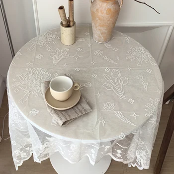 Tulip Lace TV Cover Cloth 1