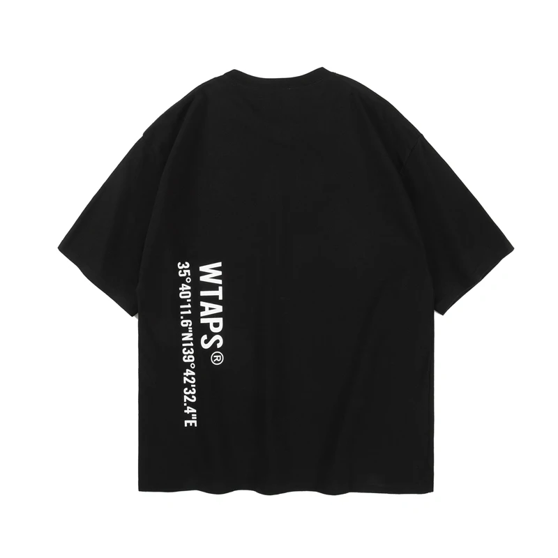 Summer Fashion New Wtaps T Shirt Street Popular Logo Pattern