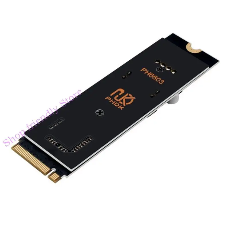 M.2 NVME 솔리드 디스크 유형 E 브리지 카드 PCIe Gen3x4 지원 20Gbps 전송