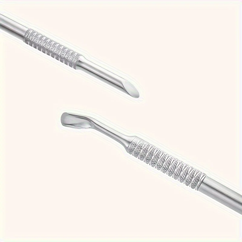 1pc Double-headed Cuticle Pusher, Professional Cuticle Remover, Pedicure Manicure Tools, Dead Skin Pusher Remover
