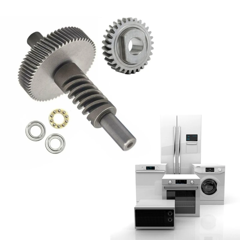 Worm Gear Kit Compatible with KitchenAid Whirlpool 5qt & 6qt Mixer Gear Parts Replacement, Worm Follower Gear Kit 9706529 W11086780 9709511 9703337