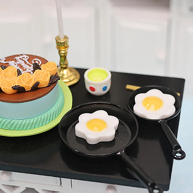 

1 Набор 1:12 миниатюрный кукольный домик для жарки, фотообои для кукольного дома, кухонные аксессуары, декор кукольного домика